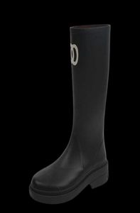 Winter 2022 Designer Boots For Women Dikke Heel Sole enkel Luxe regenlaarzen Y22094932722