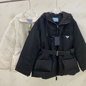 Hiver 2024 Femmes Down Manteaux Mode Parkas Manteau Élégant Style Long À Capuche Doudounes Classique Coupe-Vent Veste Automne Femmes Vêtements D'extérieur Vêtements