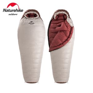 Winter 20d Mummy Sleeping Bag Snowbird Outdoor Camping Ultralight 650 FP Duck Down Keep warme draagbare slaapzak 220728