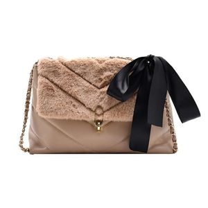 Hiver Automne Fur Classic Fashion Chain de sac de sac pour femmes concepteur de sacs à bandoulière Femme Board Decoration Bags pour femmes Handba273a