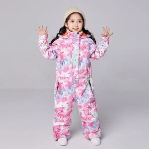 Winter Baby Kinderen Skipakken Jongens Winddicht Pak Meisjes Waterdichte Verdikte Isolatie Outdoor Snowboarden Jumpsuit 240122