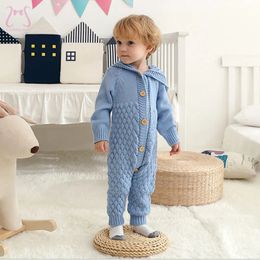 Hiver bébé fille barboteuse né à capuche infantile enfants vêtements Onesie combinaison coupe-vent chaud enfant en bas âge garçons Costume 0 à 2 ans 240116