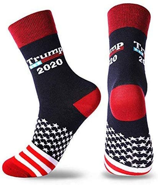 Winter Biden Donald Trump President Chaussettes 2020 Make America Great Again Républicain Stocking Star Stripe Chaussettes