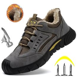 Botas de invierno Hombres zapatos indestructibles aislados 6 kV Safety Protective de seguridad de trabajo a prueba de pinchazos 231225