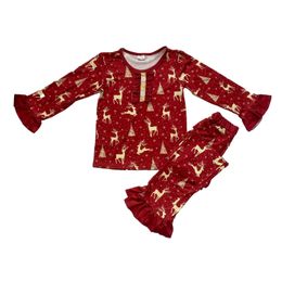 Pyjama boutique d'hiver pour garçons et filles, costume de noël à manches longues, ensembles pour frères et sœurs, vêtements pour bébés, 231229