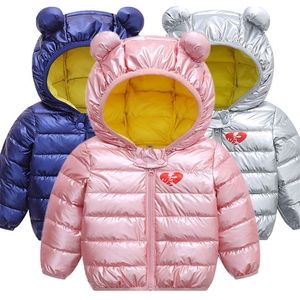 Hiver Boys Space Baby Baby Down Veste garçons filles veste chaleureuse manteaux en coton veste pour enfants LJ201202