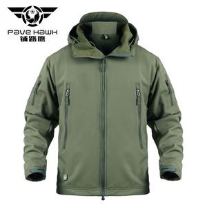 Winter camouflage waterdicht softshell jas mannen fleece warm regenjas mannen uniform vissen wandelen jas tactische jas vrouwen