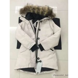 Winter Canadese vrouwen parka dik warm bont afneembare donsjack met capuchon dames slanke jas van hoge kwaliteit Moncler jassen dames lange puffer 3526