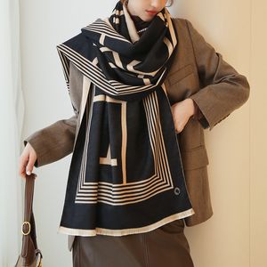 Écharpe d'hiver en cachemire pour femme, 65x185cm, châle Pashmina chaud, écharpe enveloppante, couverture épaisse