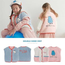 Veste d'hiver pour enfants filles sous-vêtement bébé casquette vêtements 211203