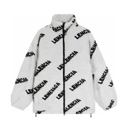 Winterjas Herenjassen Designerjack Designermerk Herfstjas Heren Damesmode Klassiek Top Letter Wol Print Los Grote maten voor jeugd L2