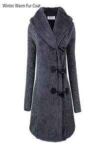 Winterjas vrouwen faux bont jas vrouwelijk bont jas warme winter jassen haped windbreaker dik en warme maat sxxl6889730