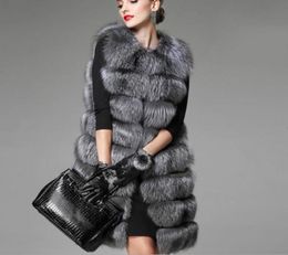 Manteau d'hiver femmes épais chauds luxueux patchwork couleur fausse fourrure veste de gilets doux mousseur de fourrure moelleuse femelle vintage extérieur uster6857721