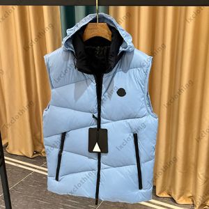 Hiver froid Puffer gilet Designer gilet veste de luxe hommes veste à capuche épaissie thermique Parka mode décontractée vestes coupe-vent en plein air vêtements pour hommes tailles 1-5