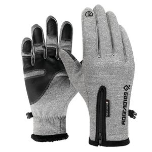 Hiver cyclisme vélo gants coupe-vent thermique chaud polaire gants hommes femmes moto neige ski Sport vélo Glove2579