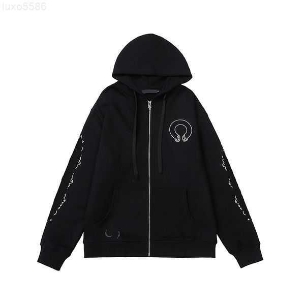 Diseñador de invierno Mans sudaderas con capucha sudaderas con capucha jersey suelto de manga larga para mujer suéteres letra de punto negro herradura ropaj1cl