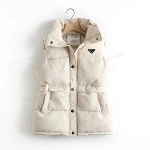 Winterontwerper Vesten vrouwen Down Jacket Vest mode stijlvolle jassen mouwloze dikke outdoor vesten Parkas koude bescherming
