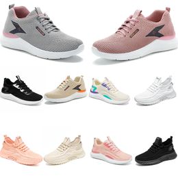 Zapatos de mujer de diseñador de invierno, zapatillas deportivas para senderismo y correr, suela blanda deportiva con absorción de sudor