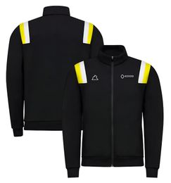 F1 Racing Team Uniforme Men and Women Team Cabined Uniforme Uniforme Casual Sports Zipper Sweater