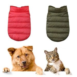 Ropa de ropa de invierno ropa de chaleco de chaleco de vellón tibio abrigo para mascotas impermeables para perros pequeños espesos chihuahua ropa fy5603