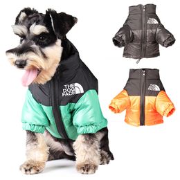 Ropa de invierno para perros The Dog Face Designer Ropa para perros Chaqueta cálida a prueba de viento para cachorros para perros pequeños, medianos y fríos Abrigo para mascotas Bulldog francés Chihuahua Trajes para mascotas L A289