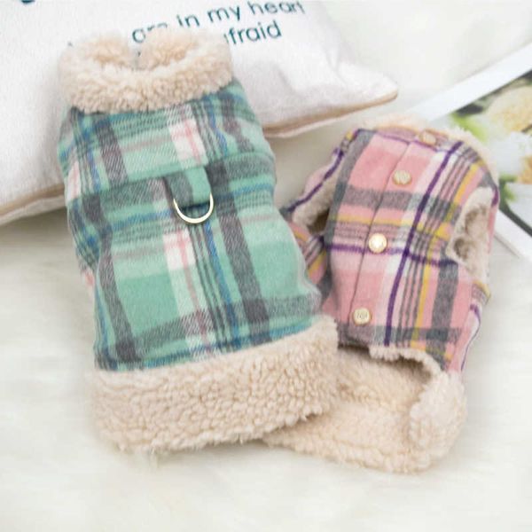 Invierno perro abrigo chaqueta chaleco traje gato Chihuahua Yorkshire ropa cachorro mascota ropa Pomerania caniche Bichon Schnauzer disfraz 211007