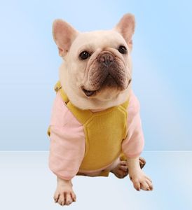 Winterhond jumpsuits Franse bulldog kleding voor honden winterkleding verstelbare huisdierhondenkleding huisdier pyjama jumpsuit voor honden 20101857541