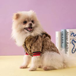 Winterhond trui kleren Pet Hoodie jas jassen chihuahua corgi puppy sweatshirt frans bulldog warm voor kleine middelgrote honden kleding kostuum