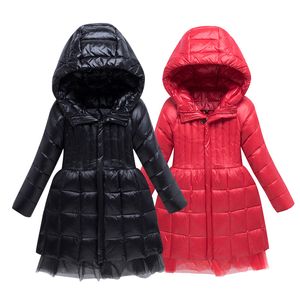 Doudoune d'hiver pour filles vêtements de bébé épais enfants manteau d'hiver Parka pour fille Snowsuit Vêtements pour enfants 2 à 8 ans LJ201125