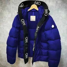 Chaqueta de invierno para hombre parka brazalete clásico bordado con capucha chaquetas de punto chaquetas de diseñador hombres mujeres abrigo cálido 4xl 5xl