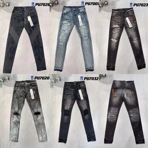 paarse jeans paars merk jeans 2024 lente designer heren denim broek mode broek recht ontwerp retro streetwear casual joggingbroek dames