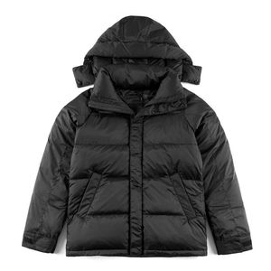 Chaqueta de invierno para hombre, chaqueta acolchada informal para hombre y mujer, abrigos de moda, cremallera ykk de alta calidad, a prueba de viento, abrigo de piel de lobo real grueso para exteriores