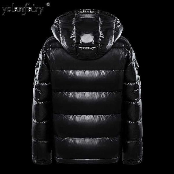 Doudounes d'hiver pour hommes et femmes Vêtements épais à capuche Bread Jacket Mens Black Shiny Down Manteaux Femme Outwear Jaqueta FCY L230520