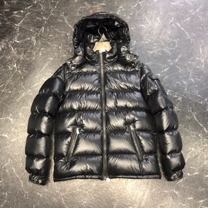 Winterkap neer puffer jas jas bovenkleding heren bommenwerper parka jas zwarte klassieke stijl