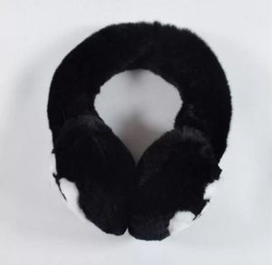 Cache-oreilles d'hiver femme lapin polaire marque créateur de mode chaud en peluche