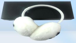 Azones de invierno a orejeros de terciopelo de conejo femenino muffs de oreja de marca clásica moda cálida y cálida aarmonía de felpa7635090
