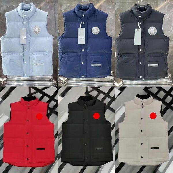 Débardeur de créateur pour femmes pour hommes Canadian Goose Vest Veste d'extérieur Manteau ample White Label Chaud Loisirs de plein air Mode Glacier Débardeurs Mode Couple Manteau vestes az