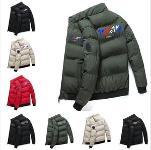 Winter Mode Trapstar Nieuwe Heren Rits Stand Kraag Katoenen Jas Casual Verdikte Warme Parka Hiphop Straat Heren Jogging Sport jas