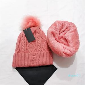 Hiver femme fourrure Pom Poms chapeau chapeau d'hiver pour femmes fille chapeau tricoté bonnets chapeau épais femmes Skullies bonnets