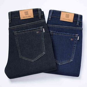 Hiver Polaire Denim Jeans Hommes Smart Casual Droite Stretch Jeans Pantalon Haute Qualité Hommes Épais Chaud Noir Jeans Pantalon 42 G0104