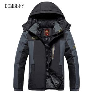 Hiver Polaire Randonnée Vestes Hommes Coupe-Vent Imperméable Outwear Parka Hommes Coupe-Vent Armée Imperméable Manteau Pardessus 9XL