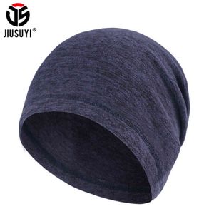 Hiver polaire plus chaud casquettes cationique tissu temps froid bonnets thermiques tactique slouchy turban hip hop hommes femmes chapeaux mode y21111