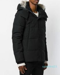 Fourrure d'hiver Parka Homme Jassen Chaquetas vêtements d'extérieur Fourrure de loup à capuche Fourrure Manteau Wyndham Canada veste Manteau Hiver Doudoune Mens33