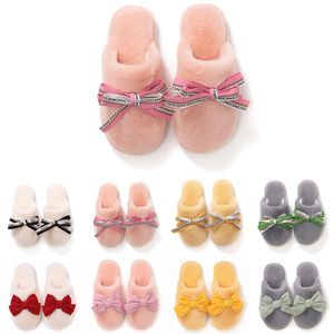 Winterbont slippers voor vrouwen roze bruine zwarte sneeuwglaasjes indoor huis buitenmeisjes dames harige slipper flats zachte schoenen maat 36-41