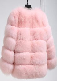 Abrigo de piel de invierno para niñas, chaquetas y abrigos elegantes de piel sintética para niñas, Parka gruesa y cálida, ropa de Boutique para niños 3927480