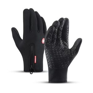 Gants d'hiver Gants de vélo chauds à écran tactile pour hommes et femmes, course à pied, randonnée, Sports de plein air, gants imperméables en polaire, vêtements de cyclisme de haute qualité 2023