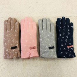 Winterhandschoenen Dames Outdoor Dikte Screen Toegankelijke Warme Leuke pluche Handschoenen Guantes Handschoenen Winter Guanti Women