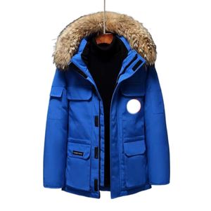 Winter Ganzendons Designer Ski-jas met capuchon Koud Waterdicht Verdikte Warmte Monclai Dames Canada S-3XL 68L26