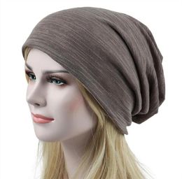 chapeau d'hiver bonnets en laine tricotés printemps hommes femmes casquette tricotée bonnets décontractés pour unisexe couleur pure Hiphop Slouch Skullies Bone Cap78848829