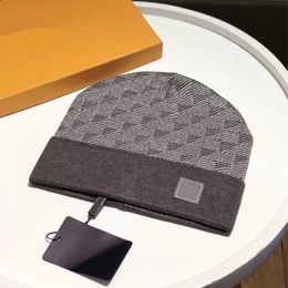 Winterhoed mannen Damesontwerpers Beanie Hats Man Woman Bonnet Classic Letter Gedrukte Autumn Wool Gebreide pet Skullies Beanies Caps A-9